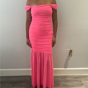 Elliatt Pink Capra Maxi Dress